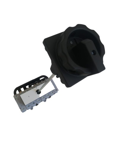 Sontheimer Z45/Z1 Leitungsschalter 4x125a schwarz mit Vorhängeschloss abschließbarer Knopf 1-0-2